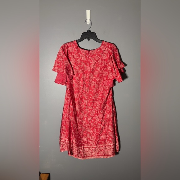 Hatch Maternity The Grace Flutter Sleeve Mini Dress Size Small - Picture 3 of 5